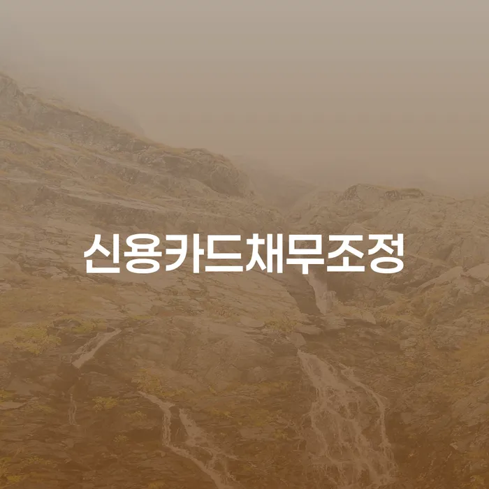 신용카드채무조정과 수원지방법원 개인회생, 어떻게 시작해야 할까요?